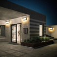 thumbnail image 2 of Luz de pared exterior LED de 18 W con sensor de movimiento Luz de pared exterior impermeable moderna 3000 K Lámpara de aplique LED blanca cálida Ip65 impermeable 1260 lm, 2 of 5