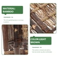 thumbnail image 2 of SHOWERORO Simulated Fence Flower Adornment Mini Fence Model 1Pcs Light Brown Landscape Decor, 2 of 4