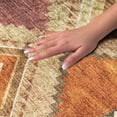 thumbnail image 3 of Addison Rugs Dream Shag Premium Machine Washable Transitional Aztec Brown Rectangle Rug, 8' x 10', 3 of 8