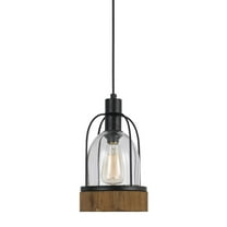 Cal Lighting 60W Beacon Glass Pendant(Edison Bulbs Not Included)