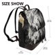 thumbnail image 2 of Easygdp Ink Style Bald Eagle Mochila de Cuero para Mujeres, Bolso de Hombro, Bolsos de Mano de Moda para Trabajo y Viajes, 2 of 4