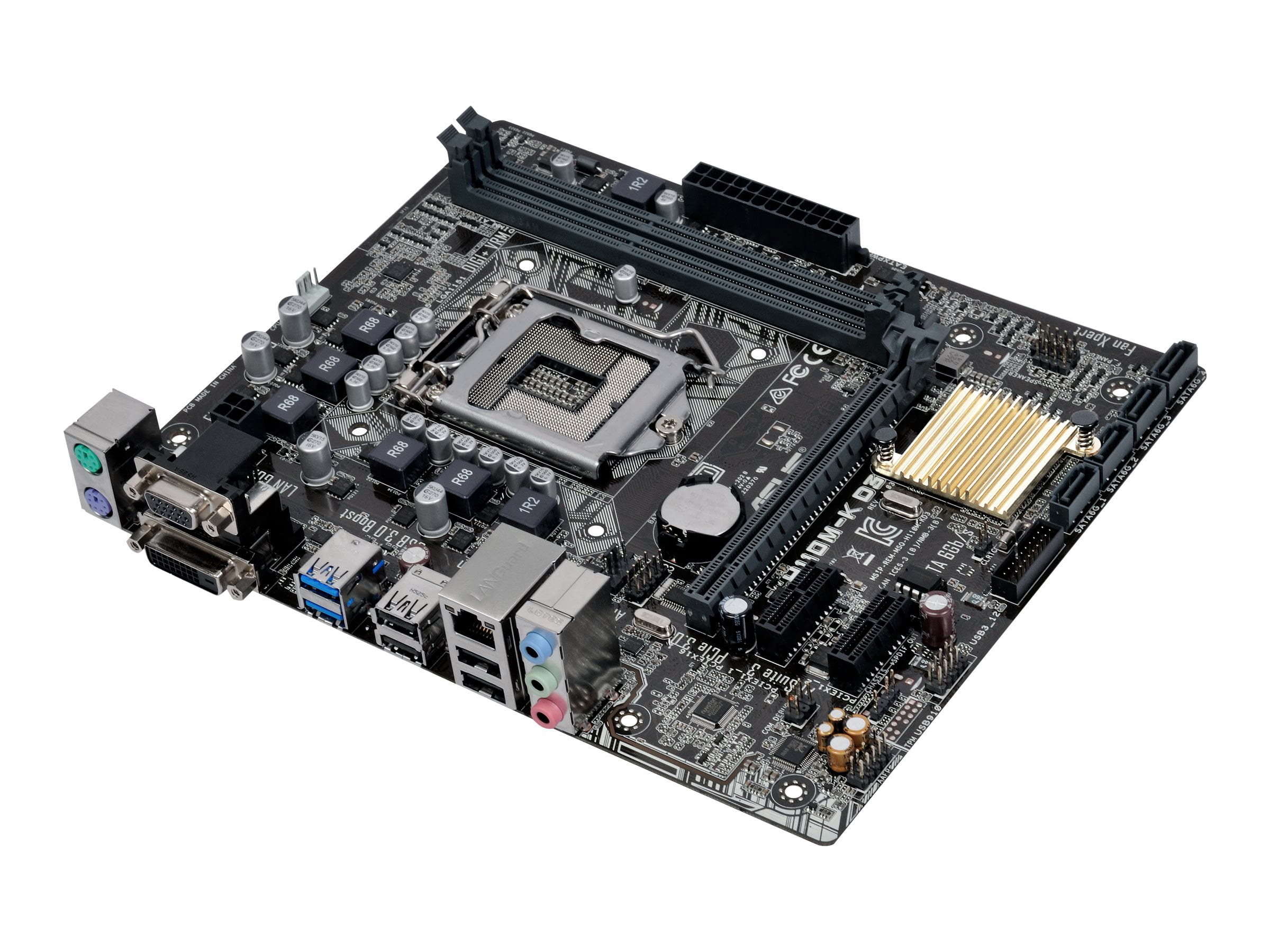 Asus H110M-K Motherboard - H110M-K - Walmart.com