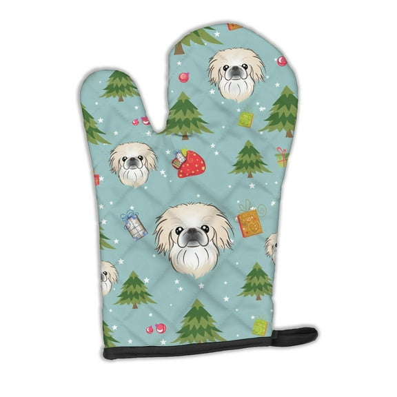 Carolines Treasures BB5010OVMT Christmas Pekingese Oven Mitt Large multicolor
