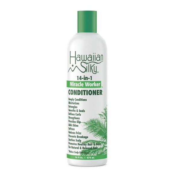 [ 2 PACK ] Hawaiian Silky [NEW] 14 In 1 Miracle Worker Conditioner 16 Oz. * BEAUTY TALK LA *