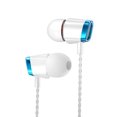 thumbnail image 2 of Auriculares intrauditivos Auriculares deportivos con cable de 3,5 mm Auriculares estéreo Auriculares para teléfono móvil con micrófono, Blanco Azul kenally EL2746-04B, 2 of 2