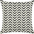 thumbnail image 3 of Square Cloth Pillow Covers with Geometric Images set of 2, 3 of 10