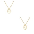 thumbnail image 3 of Collar Joyas de Oro Minnieouse Estilo vintage elegante 2piezas, 3 of 6