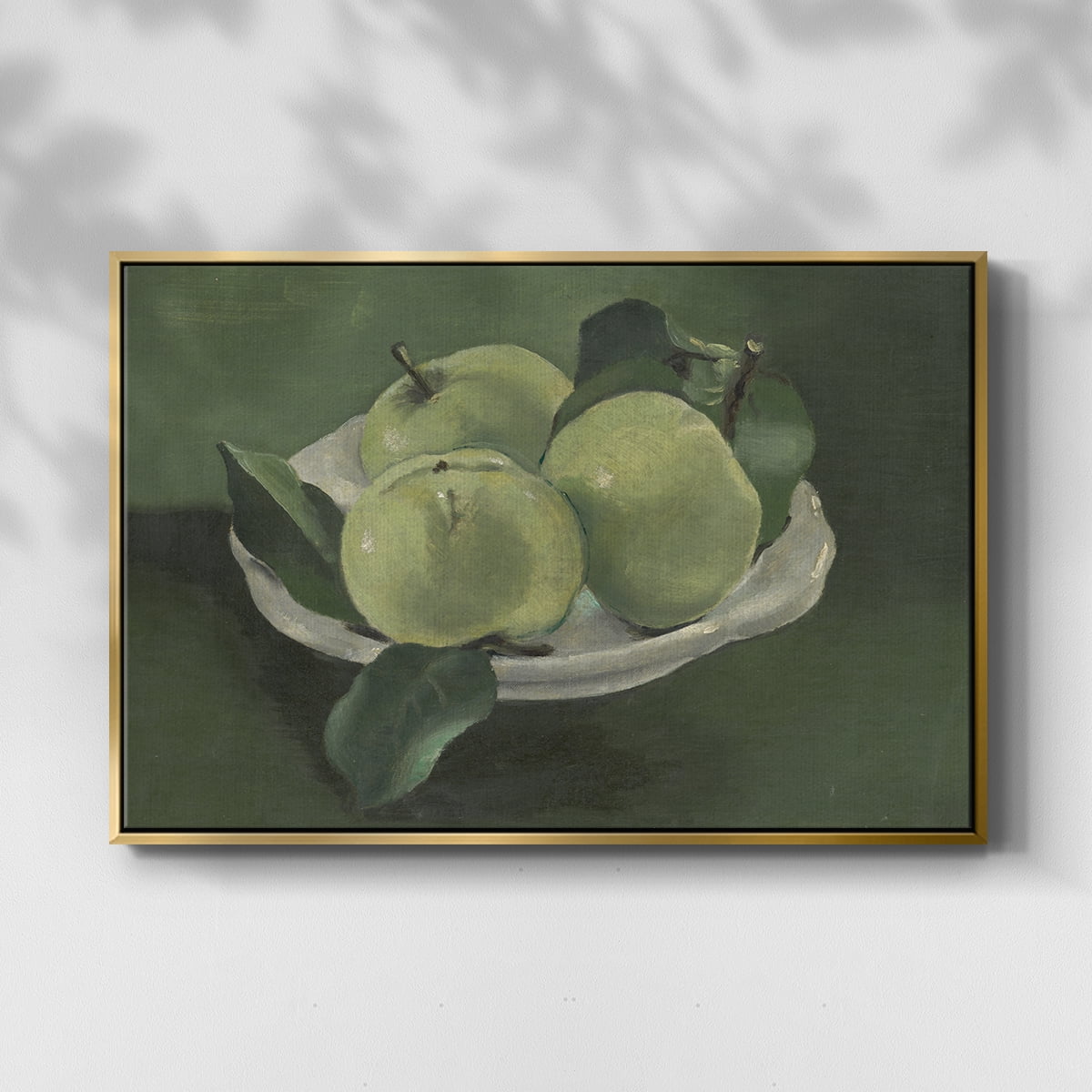 Vintage Botanical Print-LXXXVII By Wexford Home Framed in Gold Wood Gallery Wrapped Canvas 27 in. x 41 in.