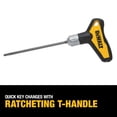 thumbnail image 4 of Juego de Manijas en T Dewalt Amarillo con Trinquete, 31 Piezas, 4 of 7