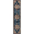 thumbnail image 1 of Unique Loom Utopia Vintage Inspired Rug 2' 7 x 12' Runner Navy Blue/Burgundy, 1 of 2