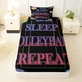 thumbnail image 3 of Erosebridal Volleyball Sport Kids Twin Sheet Sets,Ball Games Bedding For Ball Lover 3pcs, 3 of 6