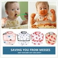 thumbnail image 7 of Baby bibs Waterproof Todder bib - Feeding Bib with Crumb Catcher Pocket Starter Bib For Infants Boys Girls Washable Soft Stain and Odor Resistant 4 Packs 6-24 M, 7 of 7