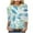 Light Green, variant on Womens 2025 Fall 3/4 Sleeve Crew Neck Blouse Fashion Print Casual Loose Fit Shirt Top