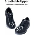thumbnail image 6 of GOOBON Wide Toe Box Walking Shoes Womens Arch Support Orthotic Sneakers Plantar Fasciitis Tennis Running Shoes Fashion Sneakers for Foot Pain Relief US 6-11, 6 of 7