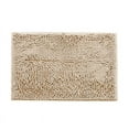 thumbnail image 2 of FNNMNNR 20x32‘‘ Chenille Bathroom Mat  Coarse Wool Shower Mat Carpet  Machine Wash Soft Microfiber for Bathroom  Kitchen  Bedroom  Dark Gray, 2 of 16