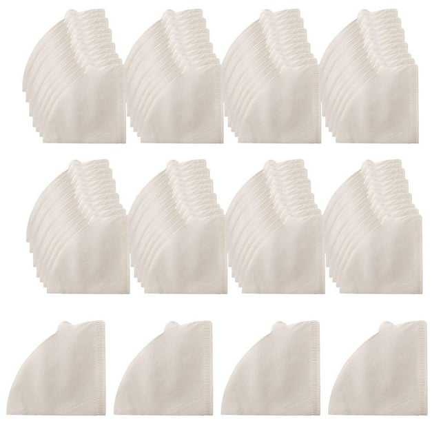 DOLITY 100 Pcs de Papiers à Café en Forme de V pour Outils de Goutte à Goutte Latte Blanc V02