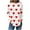 White, variant on YUNAFFT Wowomen's Fashion Heart Printed Loose T-shirt Long Sleeves Blouse Round Neck Casual Tops Sweatshirt St. Parik's Day