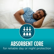 Assurance Unisex Incontinence Belted Shields, Moderate Absorbency, One Size Fits Most, 30 Count