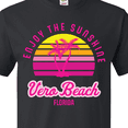 thumbnail image 4 of Inktastic Summer Enjoy the Sunshine Vero Beach Florida in Pink T-Shirt, 4 of 5