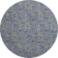 thumbnail image 2 of Addison Rugs Mayfield Washable Transitional Floral Denim Round Rug, 8' x 8', 2 of 5
