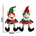thumbnail image 2 of Muñecos de peluche de elfo navideño, juguetes navideños de elfos para niños y niñas: decoraciones divertidas y regalos compatibles con niños, 2 of 5