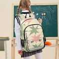 thumbnail image 7 of FORMRS School Backpack 17" Student Travel Bag with Laptop Compartment, Pink and Green Geometric, 7 of 7