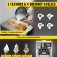 thumbnail image 3 of Three Flavor Soft Ice Cream Machine with LED Display and Thick Insulation, 3 of 8