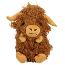 Weighted Highland Cow Plush Toys, Giant Highland Cow Gift Plush Toy,Adorable Stuffed Animal for Kids and Adults Highland Cattle Plushie Decor
