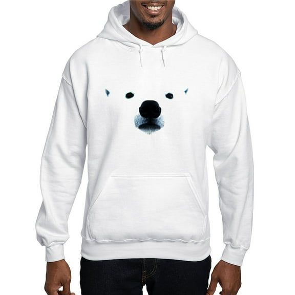 CafePress - Polar Bear Face Hooded Sweatshirt - Pullover Hoodie, Hooded Sweatshirt