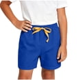 thumbnail image 4 of JOANKDMI 3-Pack Toddler Girls Casual Shorts Kids Summer Elastic Waist Play Shorts with Cute Ribbon Bowknot Lightweight Lounge Clothes for Little Girls Daily Wear, 4 of 9