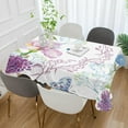 thumbnail image 4 of SKYSONIC Outdoor & Indoor Rectangle Tablecloth,Beautiful Flowers Dinner Table Cover for Patio, Picnic, Holiday Party 54x72In, 4 of 7