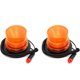 thumbnail image 2 of 2 uds LED baliza luz intermitente LED baliza lámpara IP67 impermeable advertencia de seguridad luz intermitente baliza de emergencia luz estroboscópica duradera magnética LED luz estroboscópica para c, 2 of 11