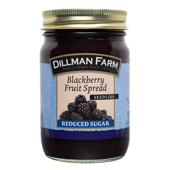 Dillman Farm Seedless Blackberry Reduced Sugar Spread - Pack of 6