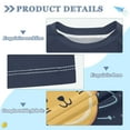 thumbnail image 2 of FORMRS Boys Rash Guard Short Sleeves Swim Shirt Quick Dry UPF 50+ Sun Protection, Sizes 3-12T, Orange Cat Planet, 2 of 6