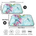 thumbnail image 3 of Daiia Dragonfly Floral Windshield Sun Shade for Car SUV Truck (Medium ), Car Sun Shade Windshield, Car Shades for Front Windows, Sunshade for Car Windshield, 3 of 7