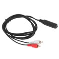 thumbnail image 4 of 6.35mm female to dual RCA cable, 4.9 feet., 4 of 5