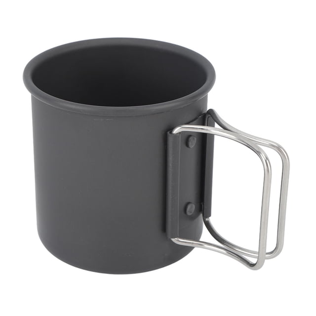 Taza de camping de acero inoxidable, taza de camping con taza de camping plegable, taza de camping de metal diseñada para precisión