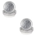 thumbnail image 3 of Monstrate 50 piezas de sartenes con tapas transparentes, bandejas redondas para asar Pizza, recipientes para recalentar, platos de postre, No.02 2Conjunto, 3 of 6