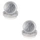 thumbnail image 4 of Matsuzay 50 piezas de sartenes de papel de aluminio, bandejas redondas para asar freidora, bandejas de molde, contenedores de recalentamiento, No.02 2Conjunto, 4 of 6