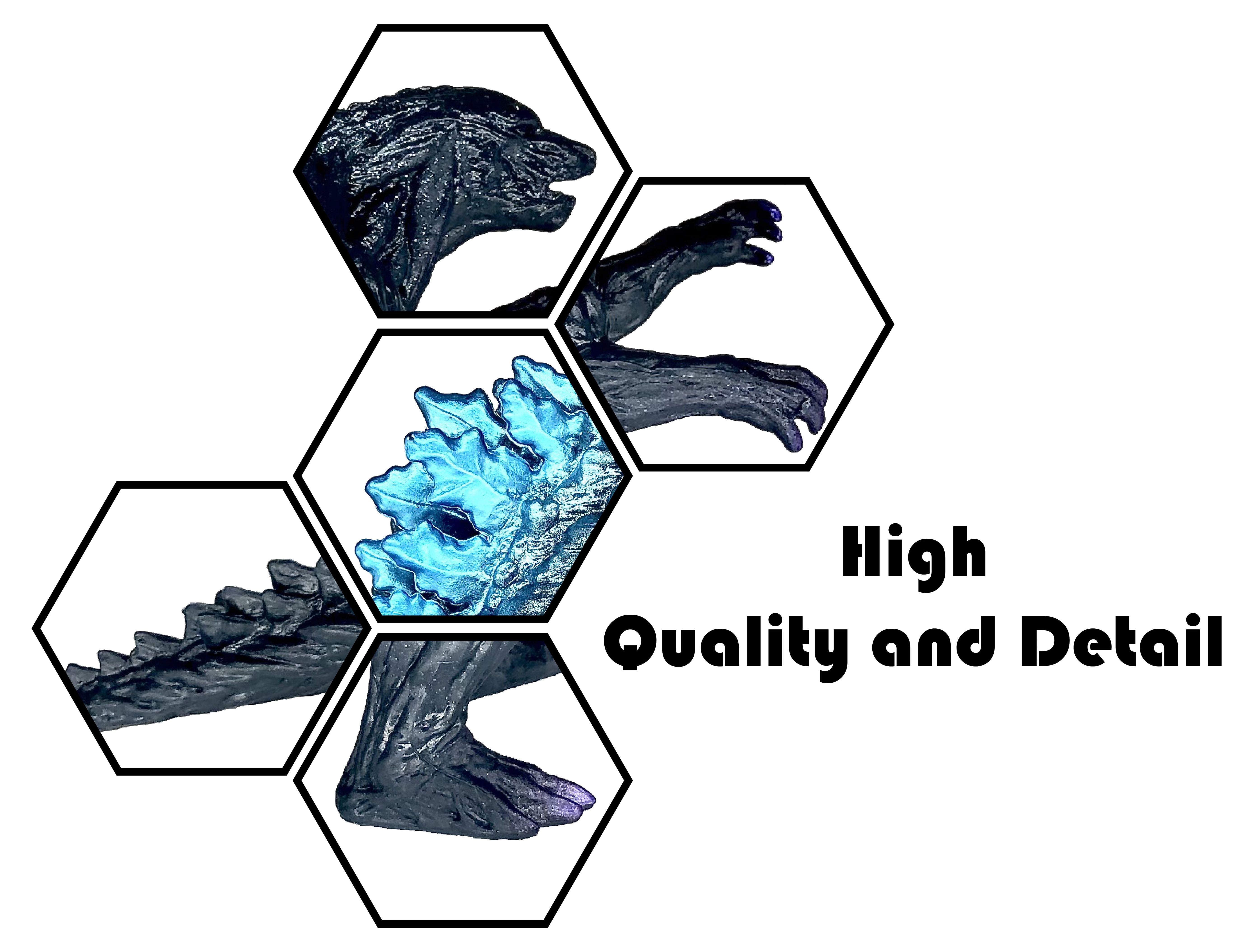 8pcs King Kong vs Godzilla Action Figures Mini Dinosaur King of The Monsters Pack of 8 Toys Cake Toppers