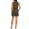 thumbnail image 2 of Max & Mia Women's On The Go Romper (Heather Olive,S), 2 of 3