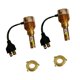 thumbnail image 3 of 2 Piezas Luz Diurna De Doble Color Faro Antinieb Macarena Car Fog DRL HeadLight, 3 of 4