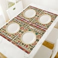 thumbnail image 4 of Southwest Placemats Set of 6,Aztec Old Vintage Ethnic Tribal Geometric Art Aesthetics Print Table Mats for Home Dining Table Kitchen Farm Party 6PCS, 4 of 5