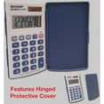 thumbnail image 2 of Sharp Calculators EL-243SB 8-Digit Pocket Calculator 3-Key Memory, Sign Change, Auto Power Off - 8 Digits - LCD - Battery/Solar Powered - 1 - LR1130 - 0.4" x 2.5" x 4.1" - Gray, Blue - 1 Each, 2 of 7