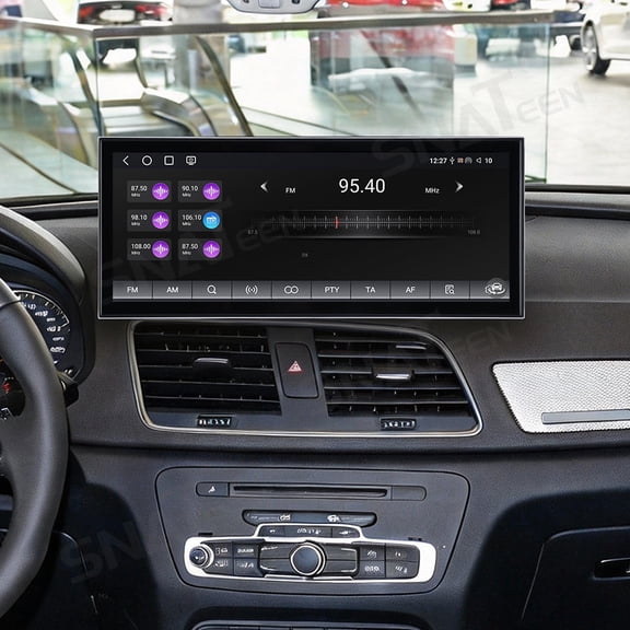 SNATEEN 15.8 inch Carplay Screen/Radio/Multimedia Player for Audi Q3 2013-2019 Car Navigation/GPS Upgrade Headunit Android Display 1080P Touch Screen Receiver Replace System