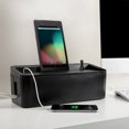thumbnail image 4 of UT Wire UTW-BXSM-BK Desktop Mobile Charging Station & Power Strip Box, Black, 4 of 10