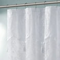 thumbnail image 3 of WARM HOME DESIGNS Extra Wide White Lace Shower Curtain 108 W x 72 L Inches with Attached Valance & Tassels. LA White 108, 3 of 5