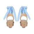 thumbnail image 3 of Alpargata De Plataforma Con Yute Ajuste Estilizado Para Mujer Color Azul Mezclilla, 3 of 5