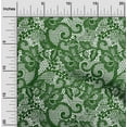 thumbnail image 2 of oneOone Velvet Dark Green Fabric Lace Floral Sewing Craft Projects Fabric Prints By Yard 58 Inch Wide, 2 of 7