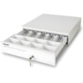thumbnail image 1 of Cash Drawer &#x.&#xPortable POS Cash Box Coin Tray with Cash Register Till Tray Manual Open Works Compatible for All POS System Printers, 1 of 6